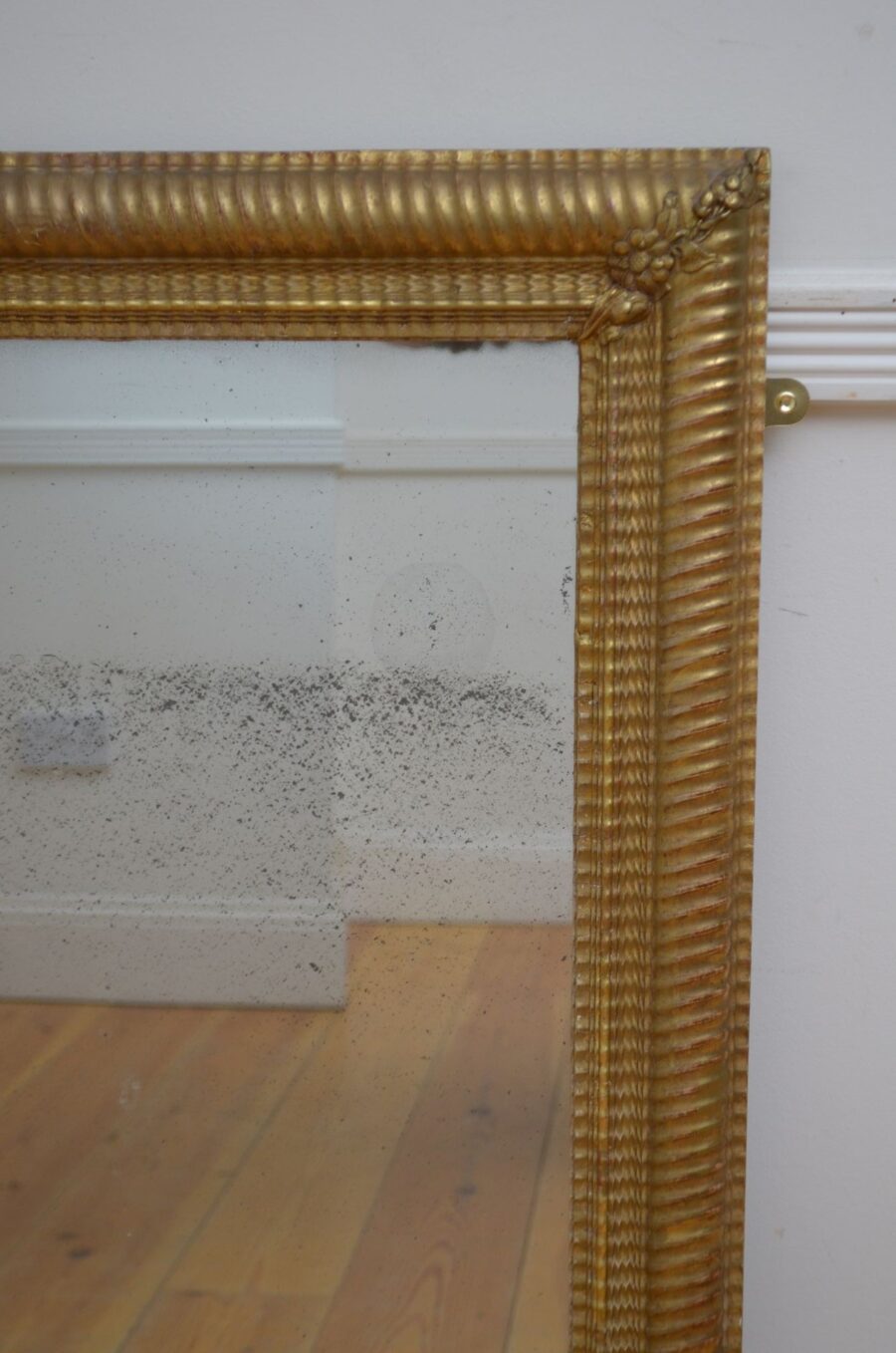 Antique 19th Century French Gilded Mirror - Image 7