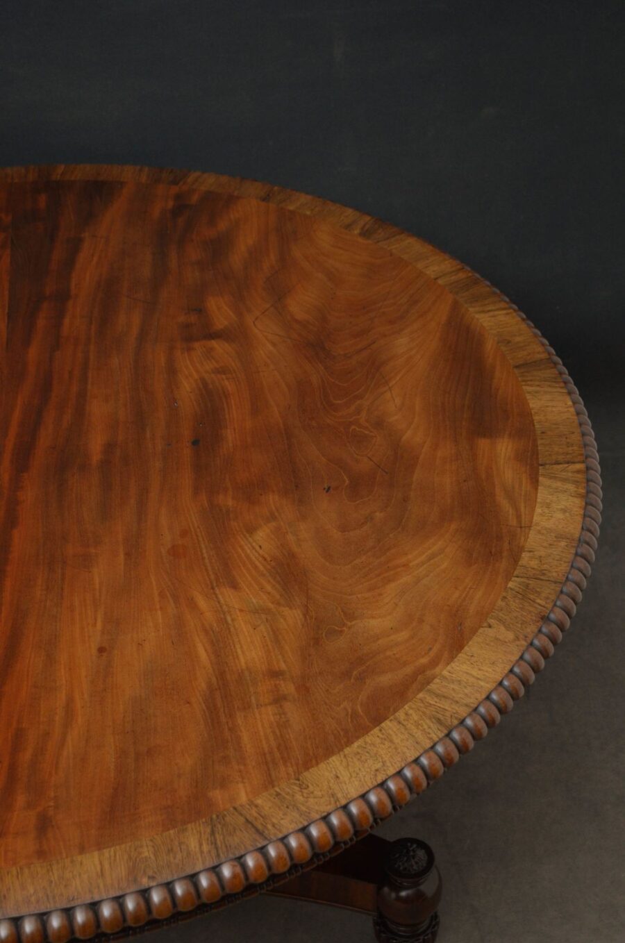 H. Walker Regency Centre Table in Mahogany - Image 7