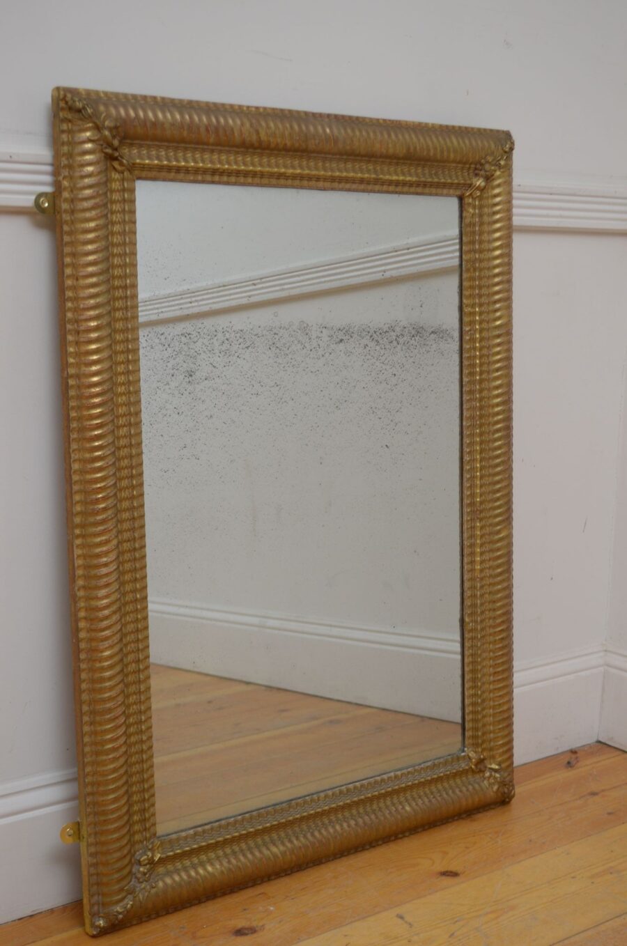 Antique 19th Century French Gilded Mirror - Image 10