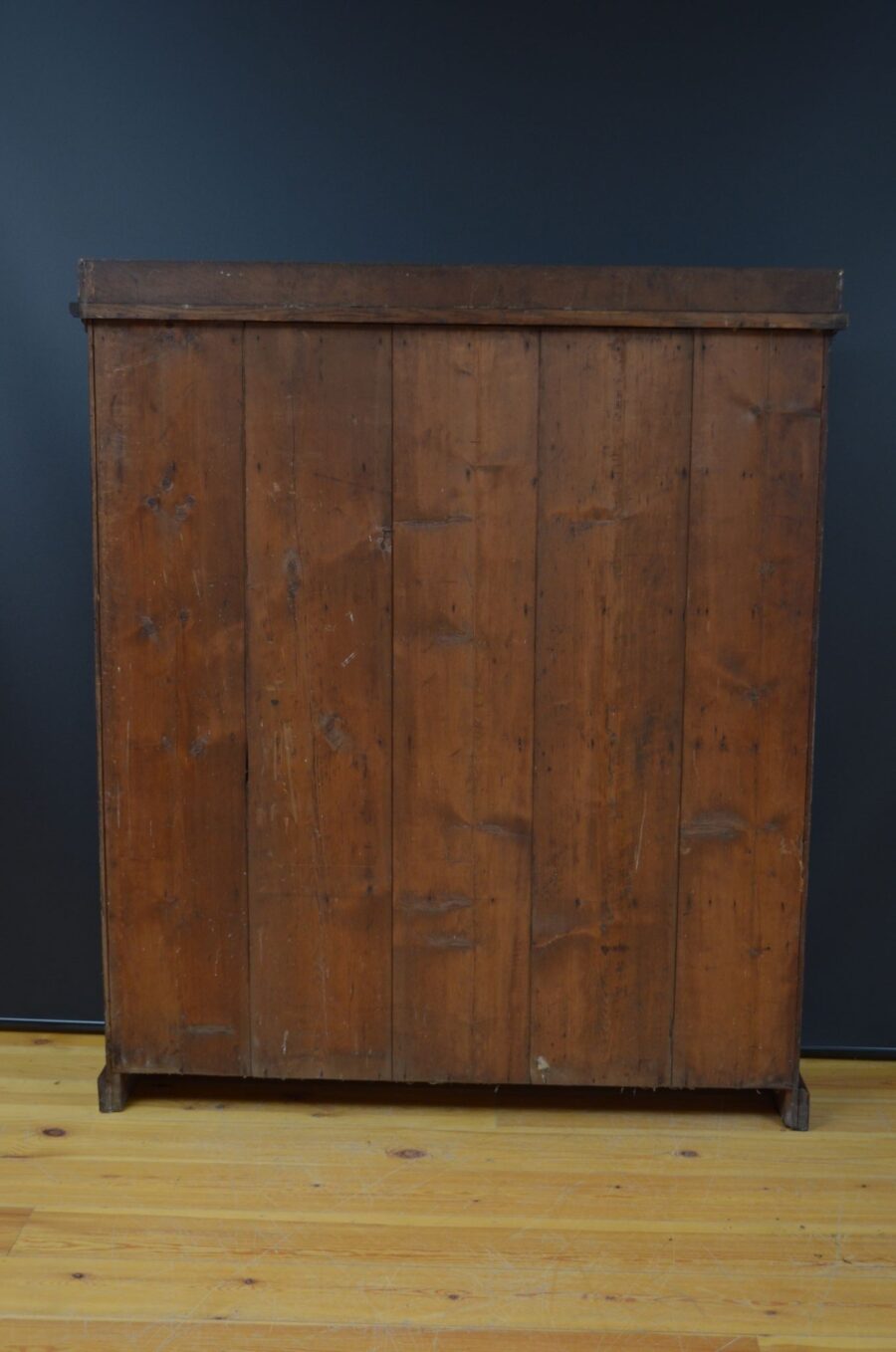 Victorian Large Solid Oak Country Open Bookcase - Image 10