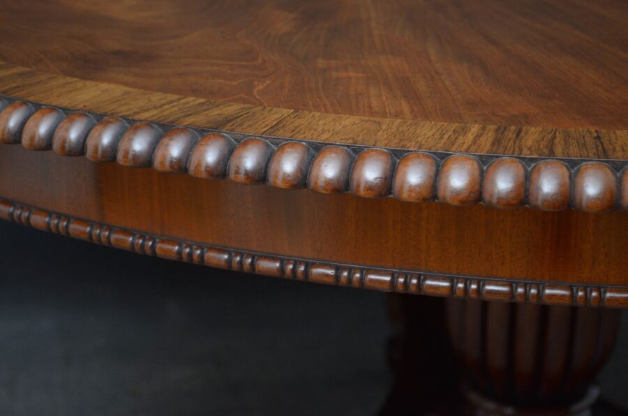 H. Walker Regency Centre Table in Mahogany - Image 10