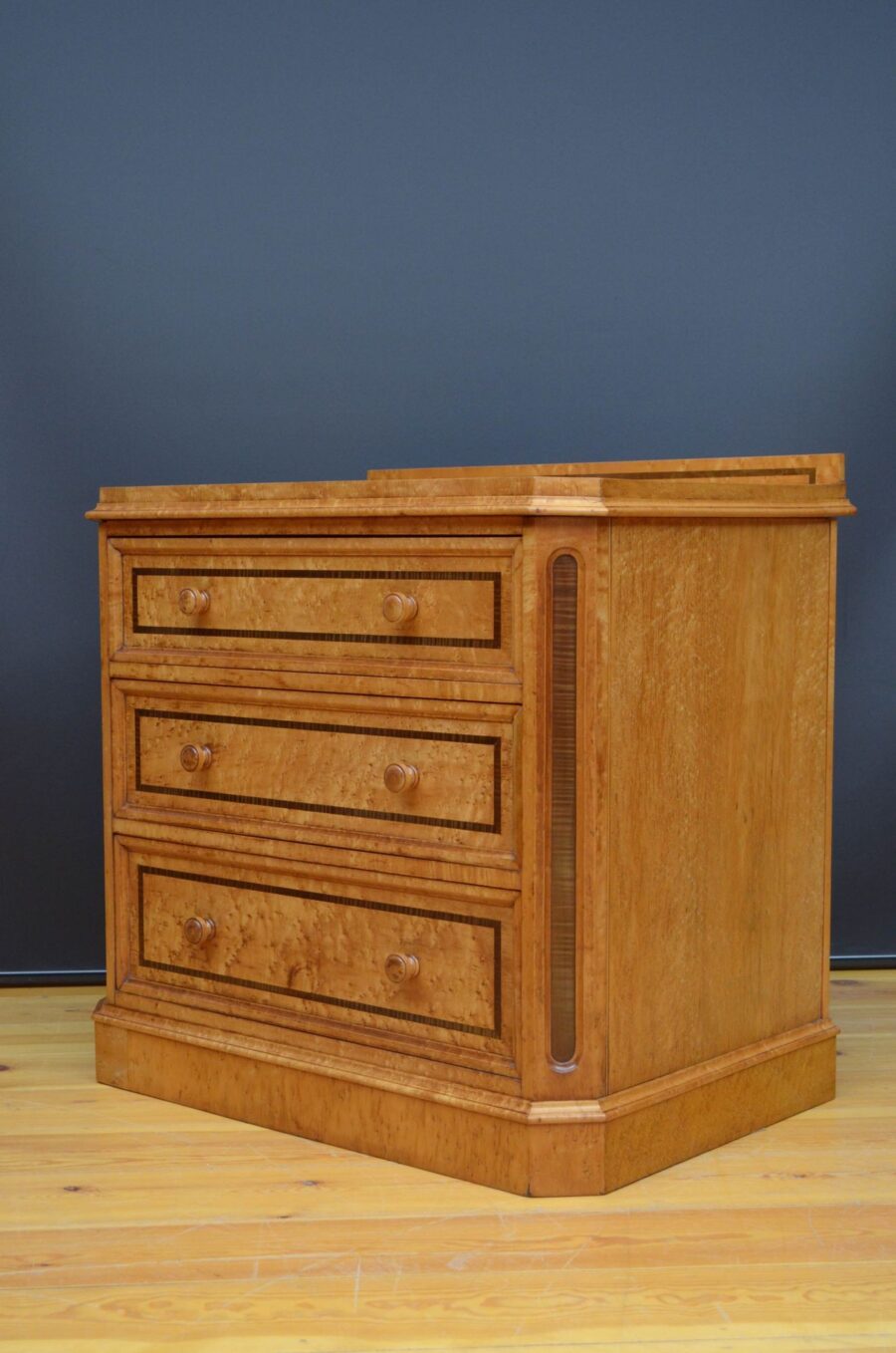 Victorian Bird's Eye Maple Chest of Drawers