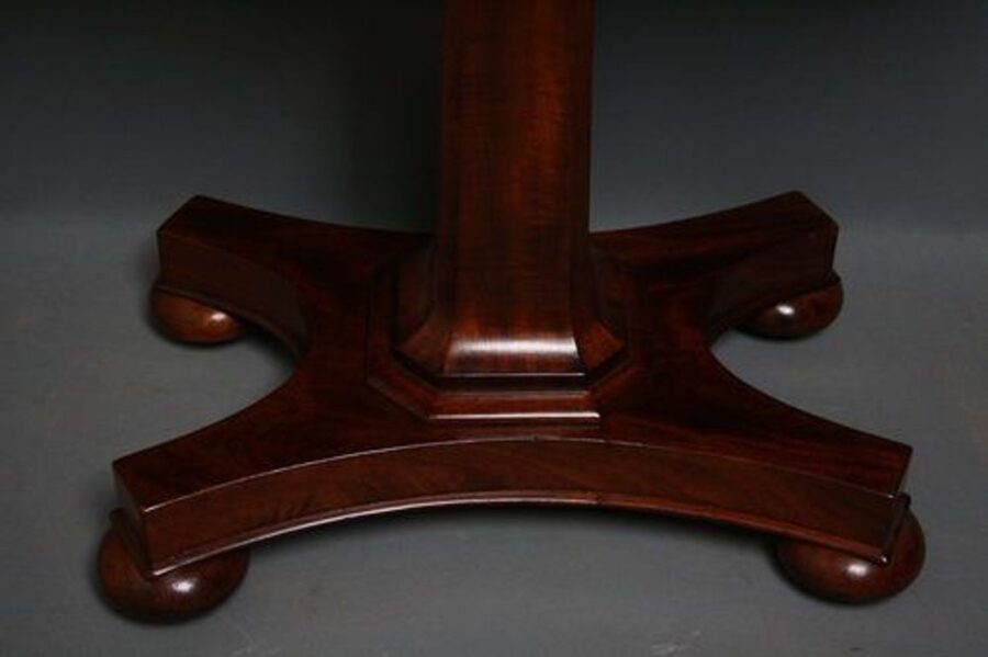 Fine William IV Mahogany Games Table - Image 2