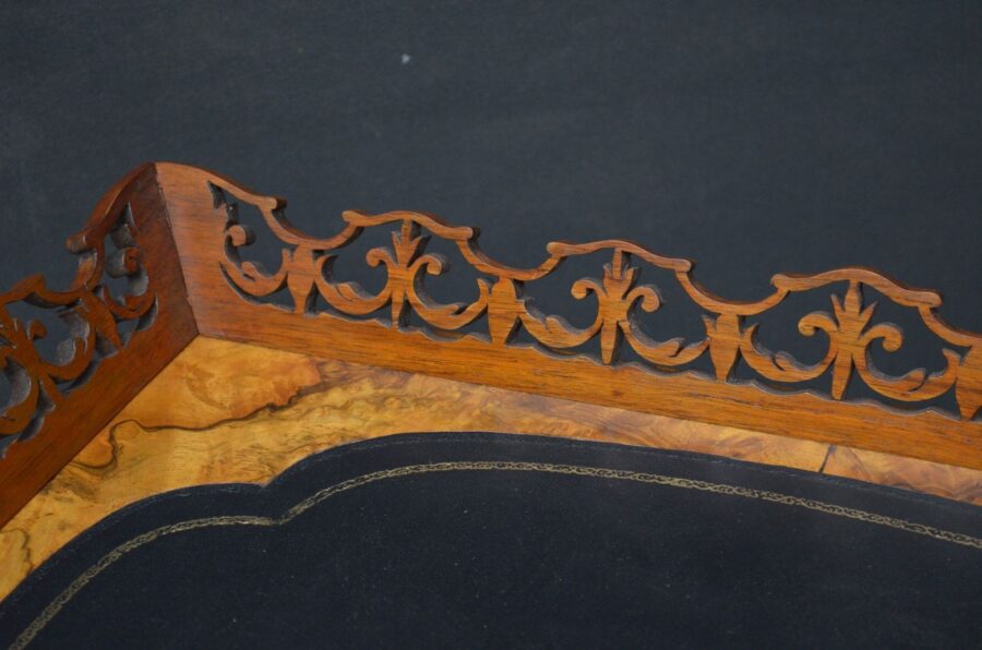 19th Century Walnut Games and Work Table - Image 5