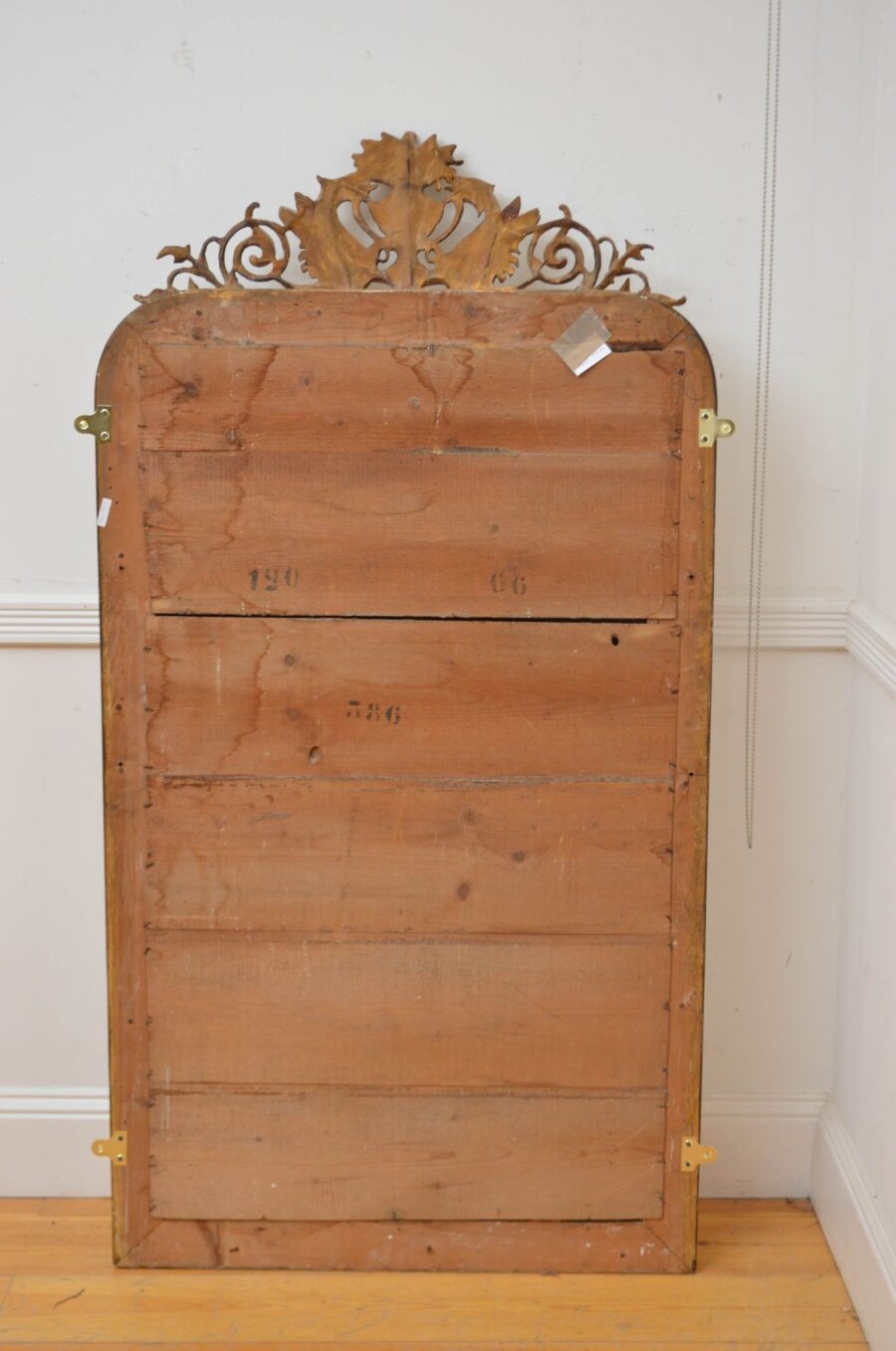French 19th Century Gilded Pier Mirror H161cm - Image 15