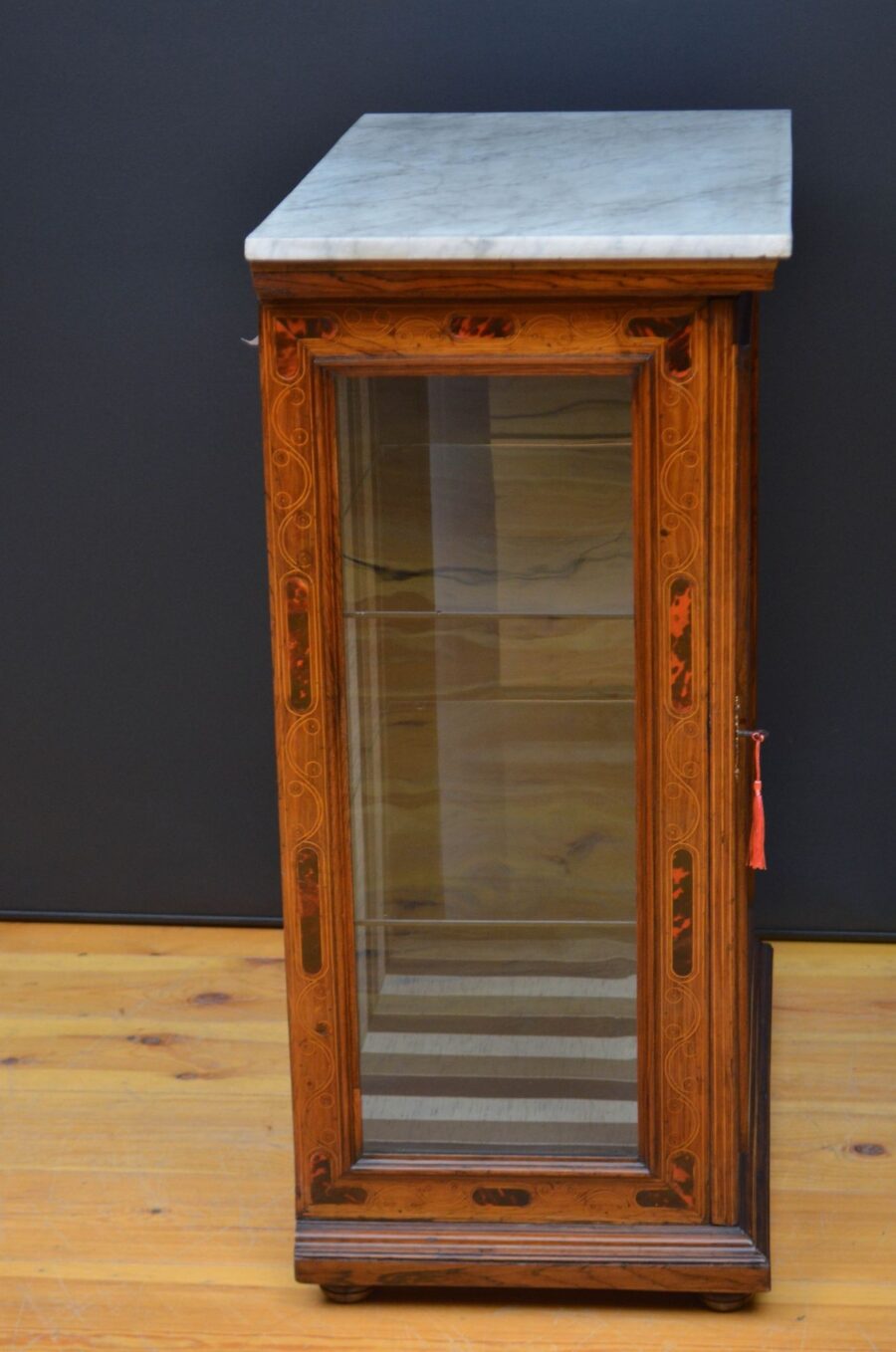Victorian Rosewood Pier Cabinet Display Cabinet - Image 15