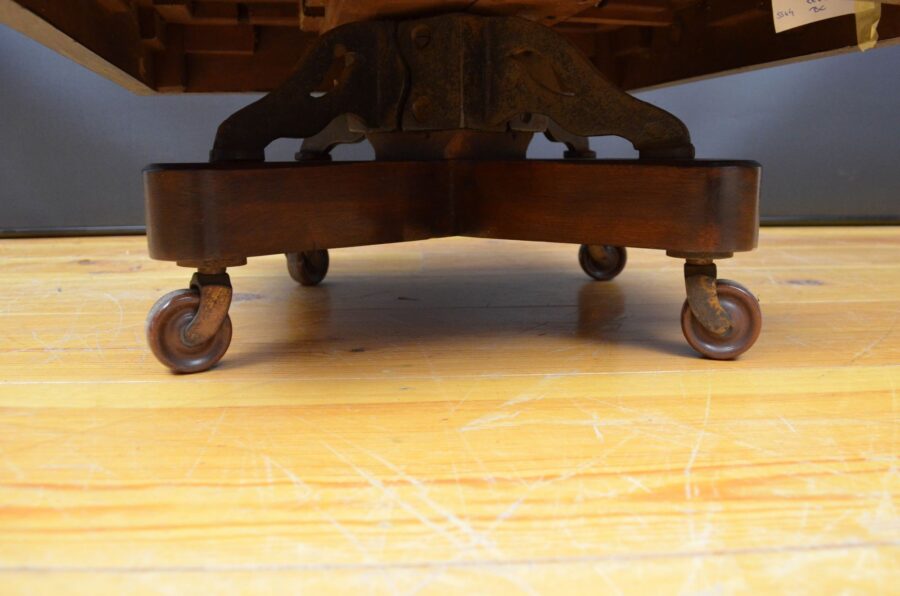 Edwardian Mahogany and Inlaid Revolving Bookcase - Image 15