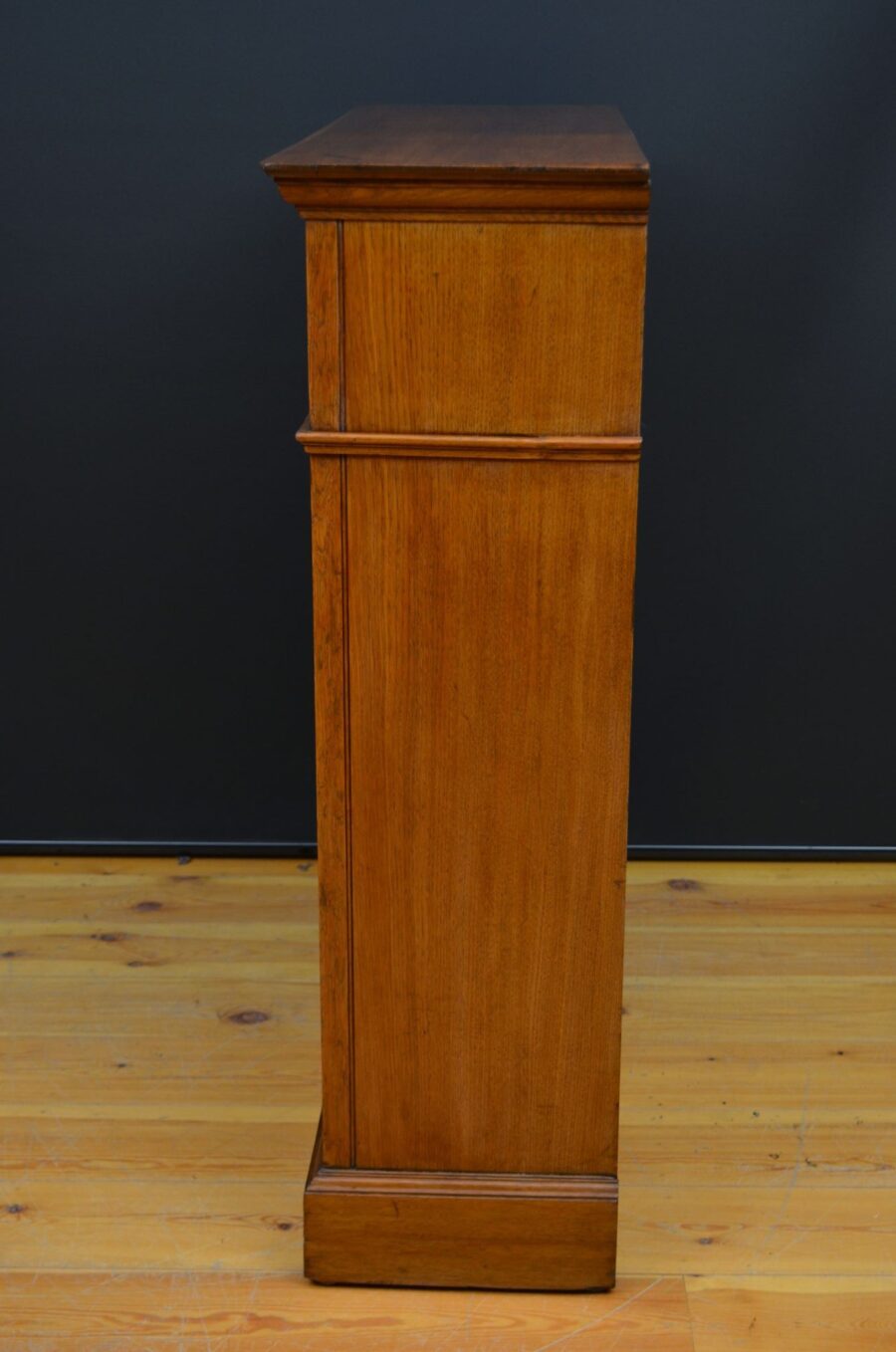 Victorian Solid Oak Open Bookcase - Image 18