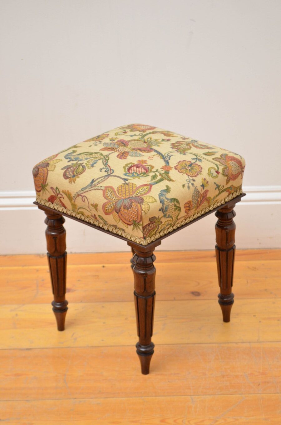 English William IV Rosewood Stool - Image 5