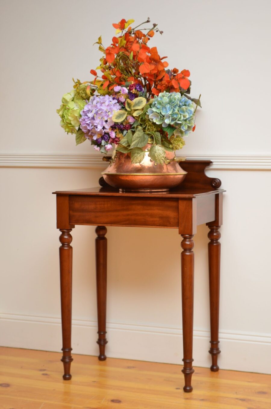 Druce & Co Mahogany Hall Table Console Table