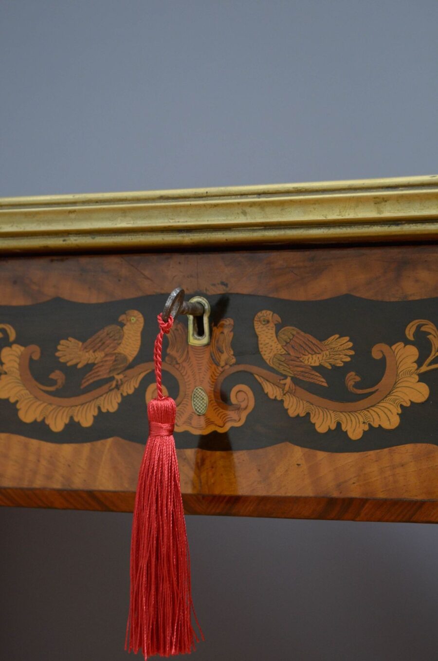 19th Century English Inlaid Side Table in Walnut - Image 15