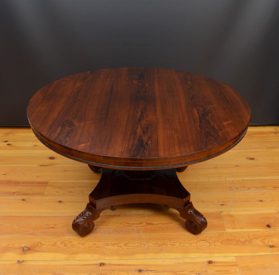 Regency Rosewood dining or centre table - Image 2