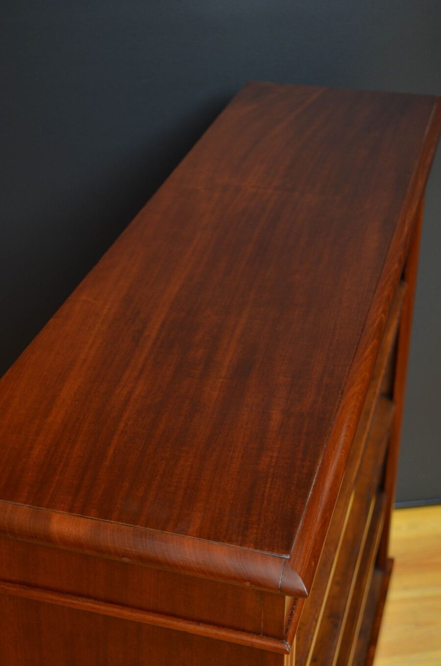 Late Victorian Walnut Open Bookcase - Image 5