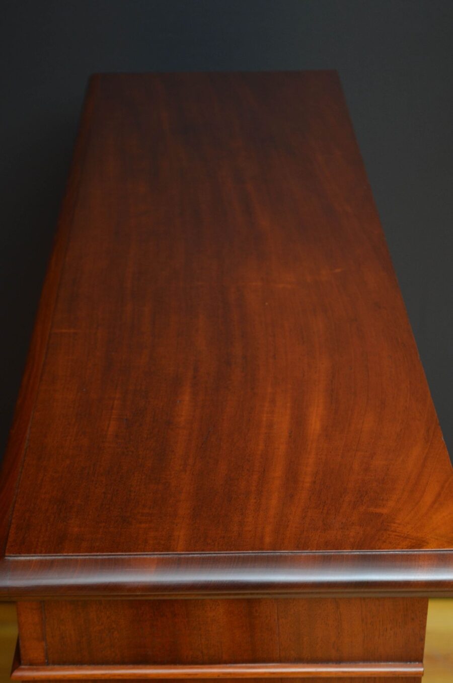 Late Victorian Walnut Open Bookcase - Image 7
