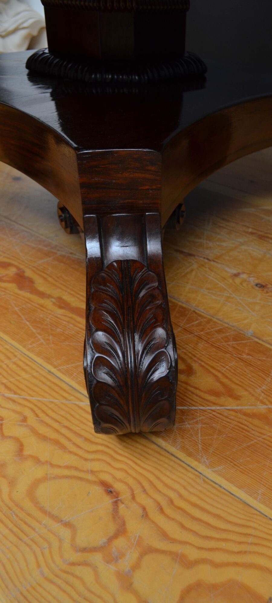 Regency Rosewood dining or centre table - Image 8