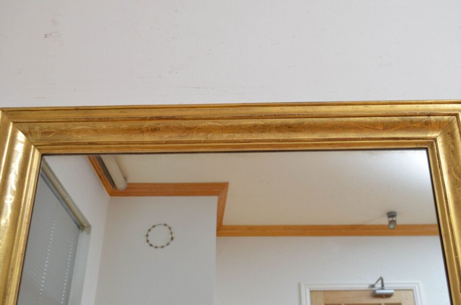 Antique Gilded Wall Mirror H140cm - Image 16