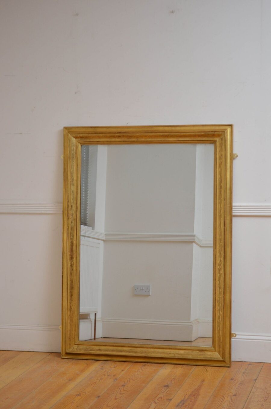 Antique Gilded Wall Mirror H140cm - Image 2