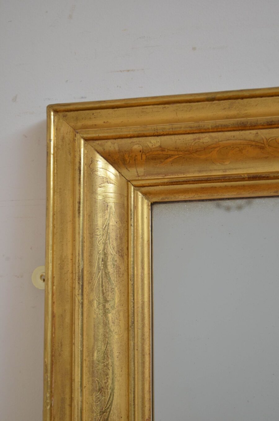 Antique Gilded Wall Mirror H140cm - Image 8