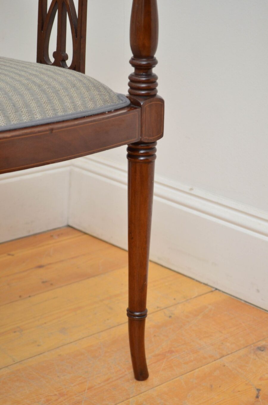 Edwardian Mahogany Tub Chair - Image 12