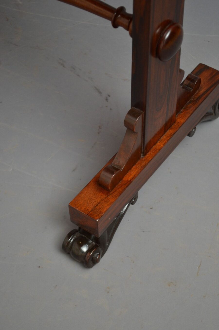 English William IV Rosewood Side Table - Image 12