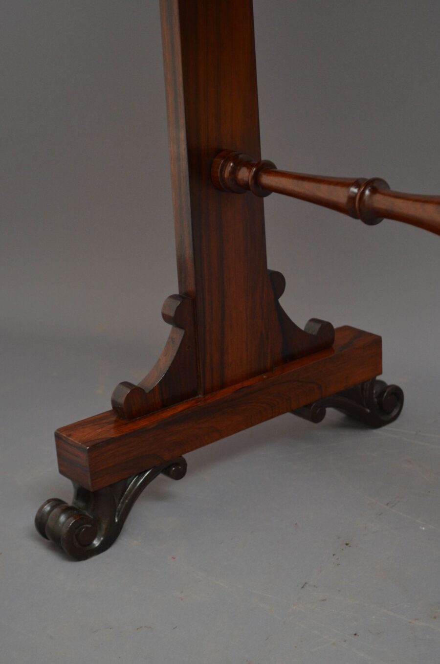 English William IV Rosewood Side Table - Image 13