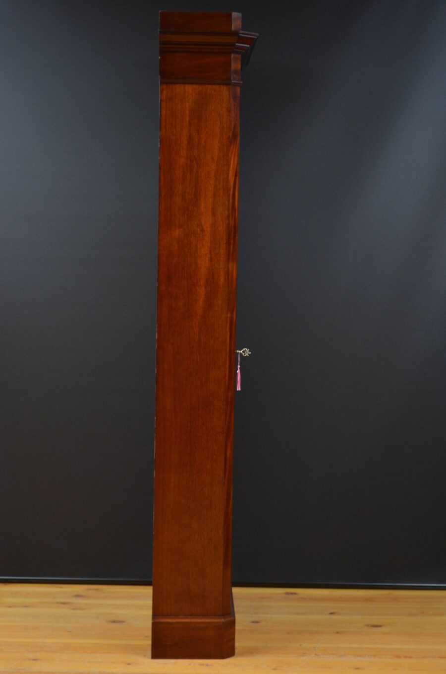 Tall and Slim Antique Bookcase in Mahogany - Image 16