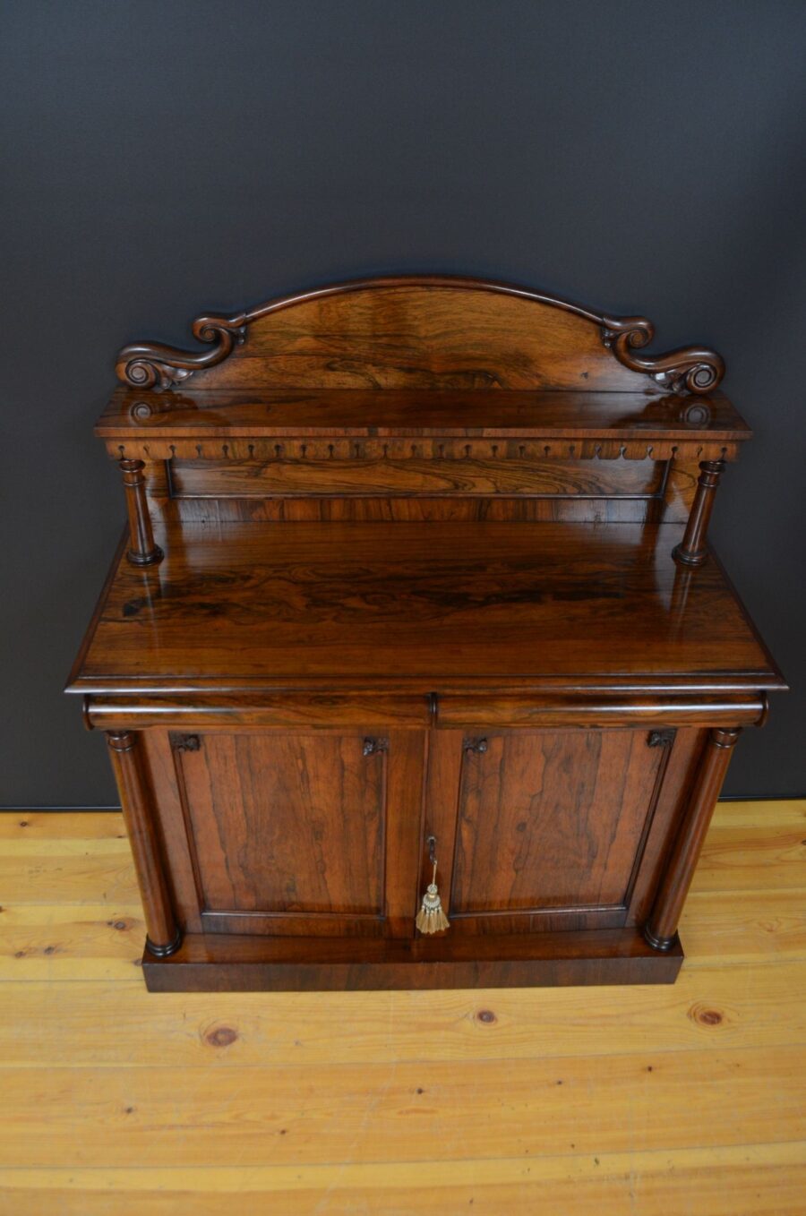 William IV Rosewood Chiffonier - Image 4