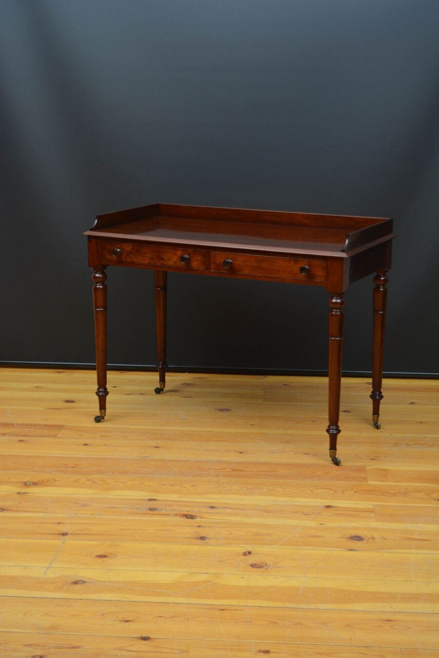 George IV Mahogany Dressing Table or Writing Table