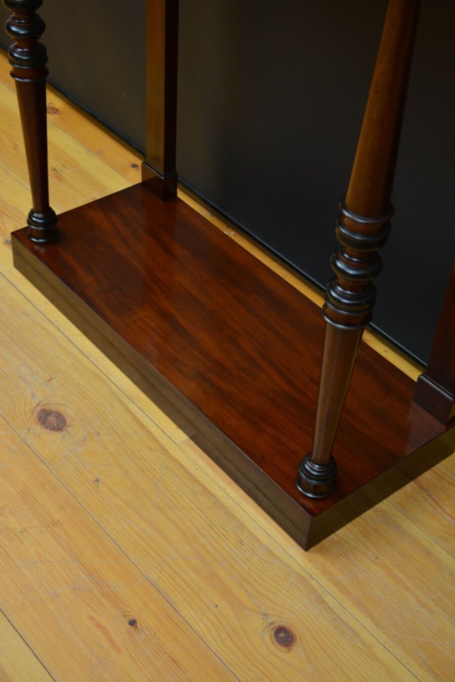 Regency Mahogany Console Tale Hall Table - Image 13