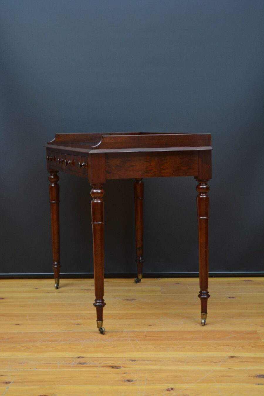 George IV Mahogany Dressing Table or Writing Table - Image 15