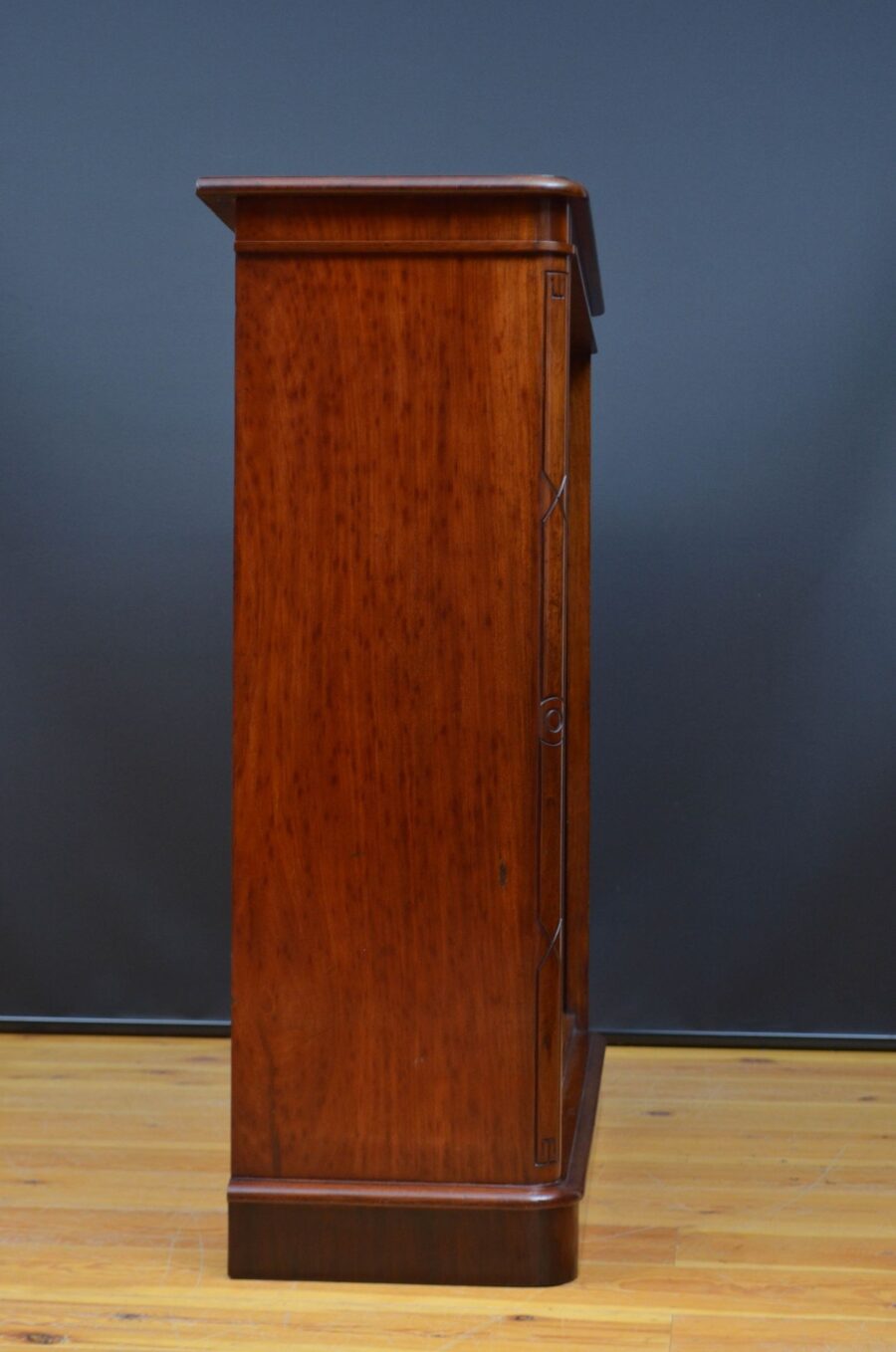 Victorian Solid Mahogany Open Bookcase - Image 16
