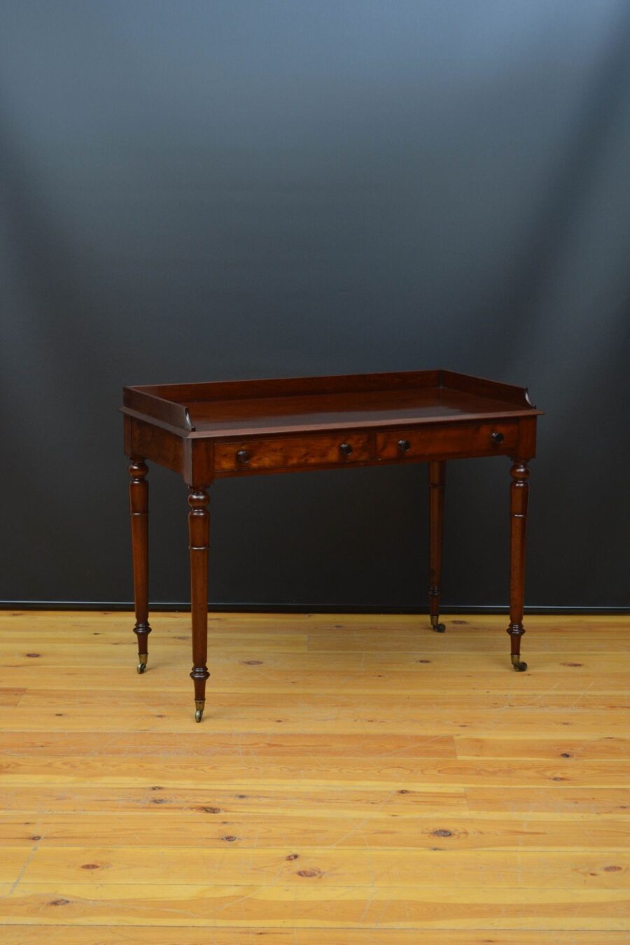 George IV Mahogany Dressing Table or Writing Table - Image 3