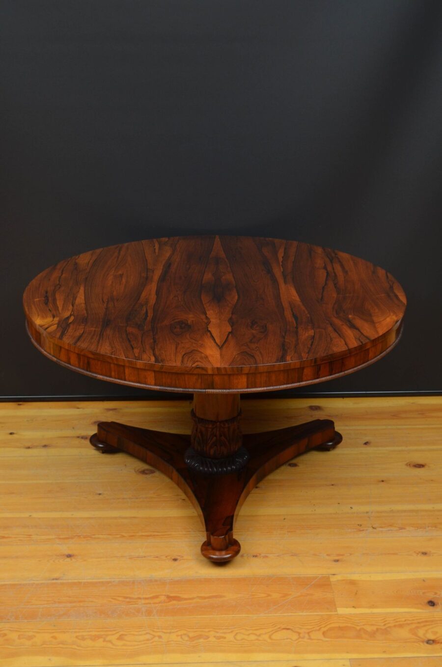 English Regency Rosewood Centre Table - Image 3