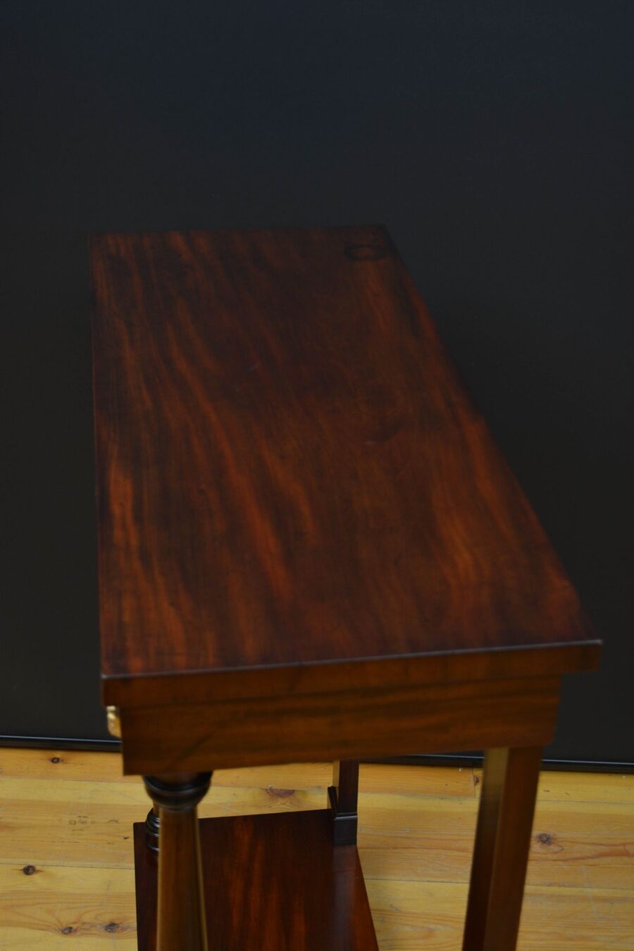 Regency Mahogany Console Tale Hall Table - Image 5