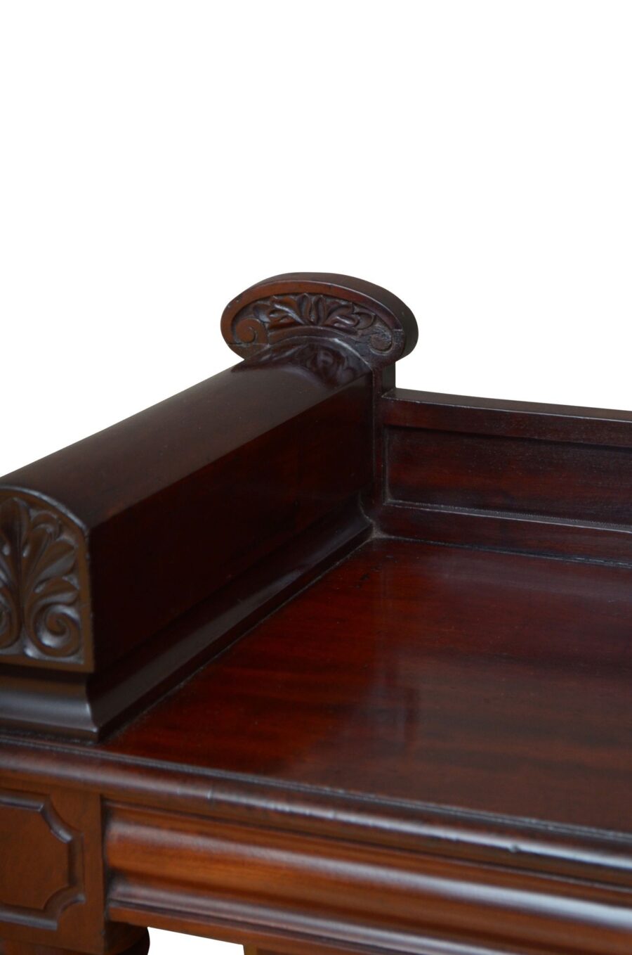 Large William IV Mahogany Hall Seat - Image 5