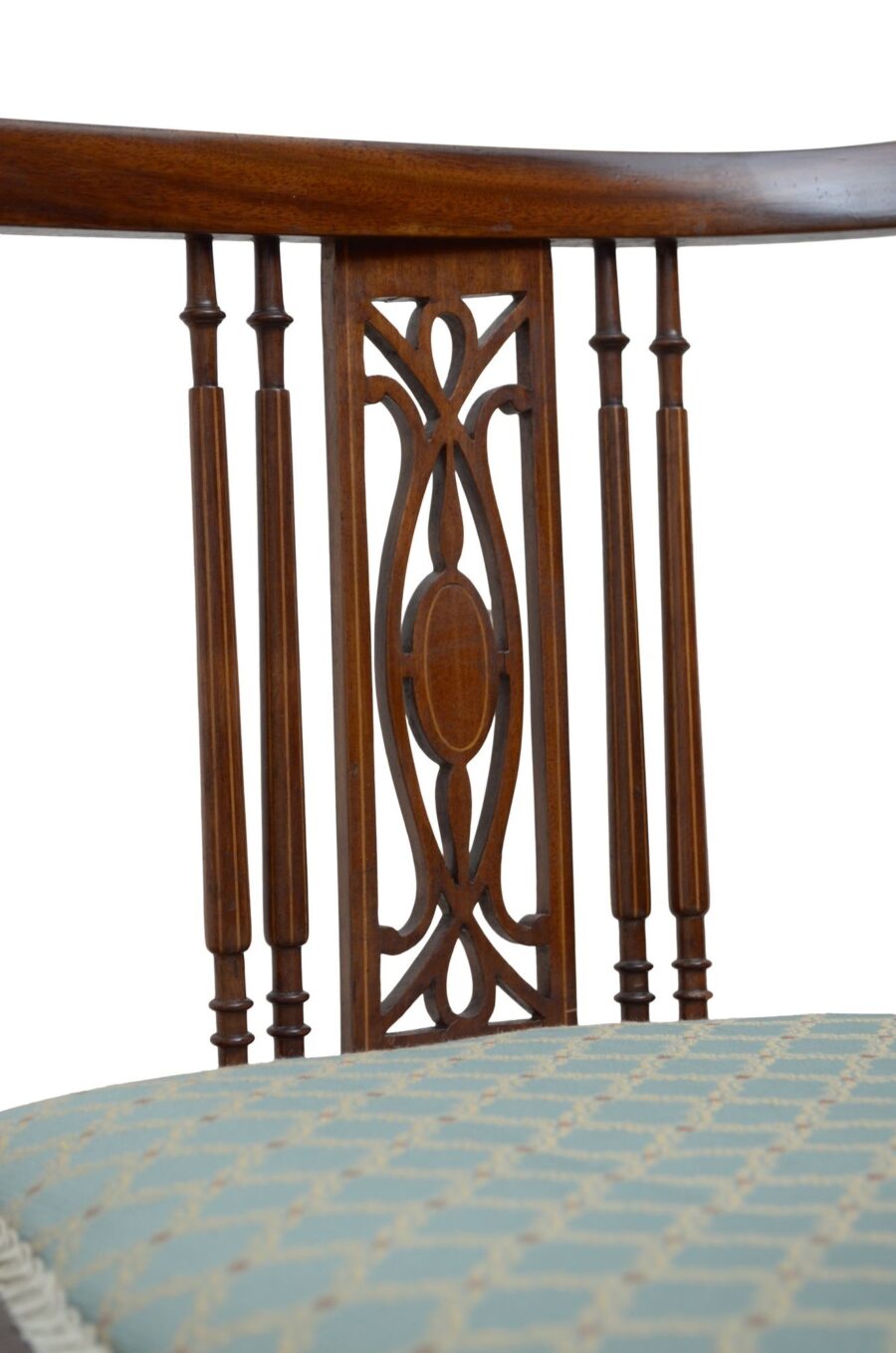 Fine Edwardian Mahogany Tub Chair - Image 5