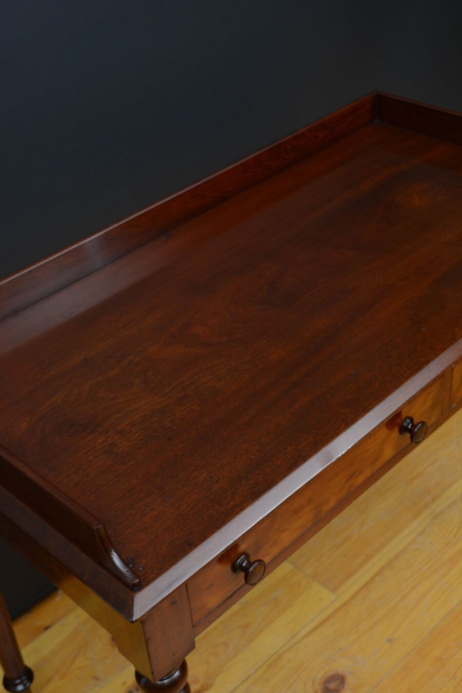 George IV Mahogany Dressing Table or Writing Table - Image 7