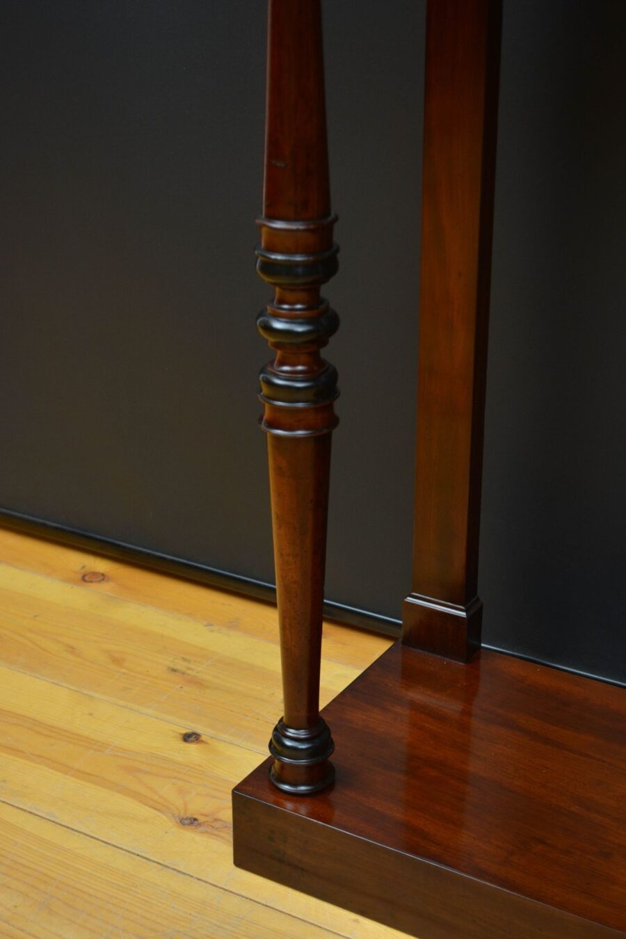 Regency Mahogany Console Tale Hall Table - Image 10