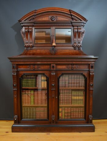Gustave Herter Aesthetic Walnut Bookcase / Cabinet