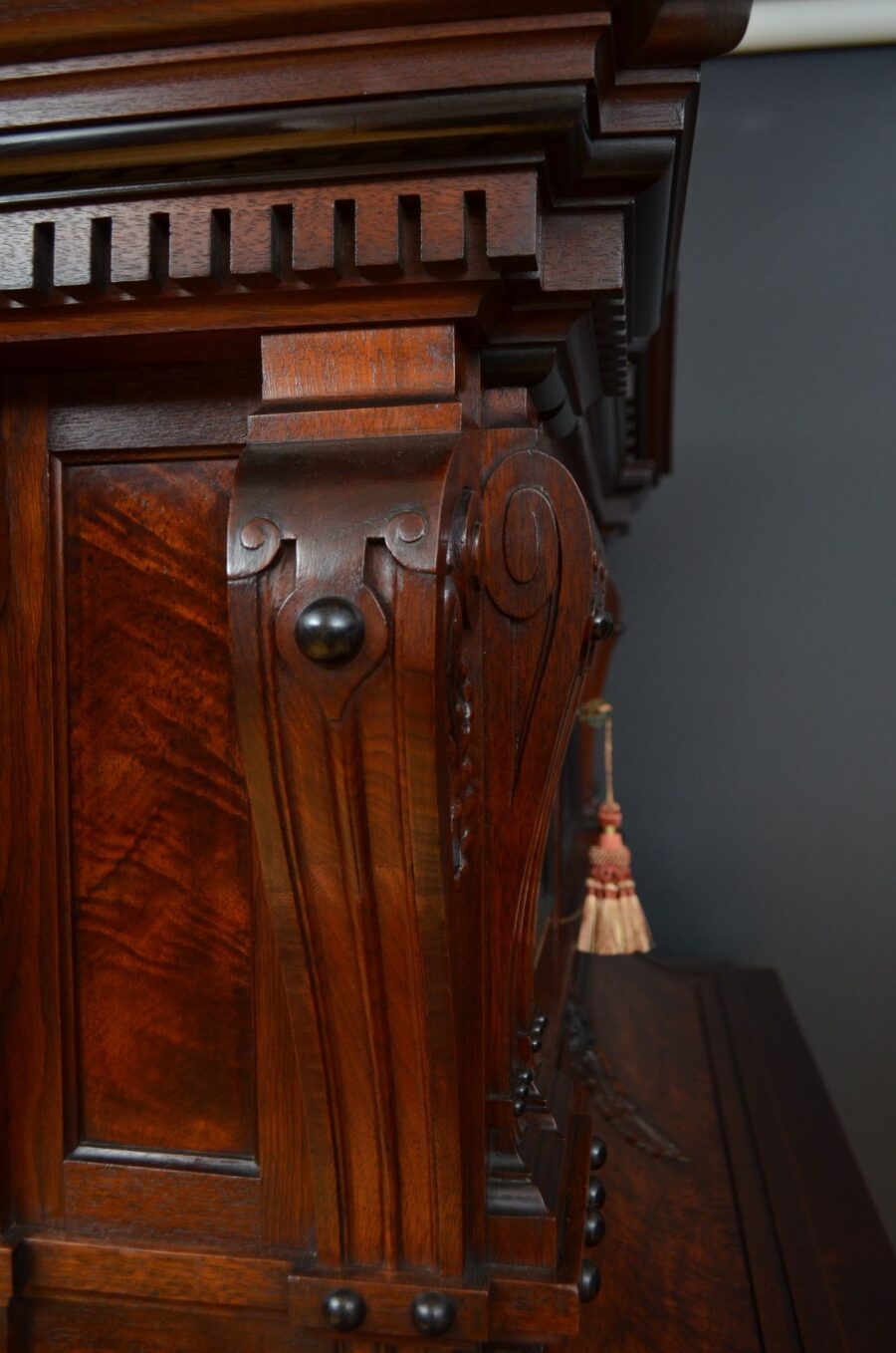 Gustave Herter Aesthetic Walnut Bookcase / Cabinet - Image 12
