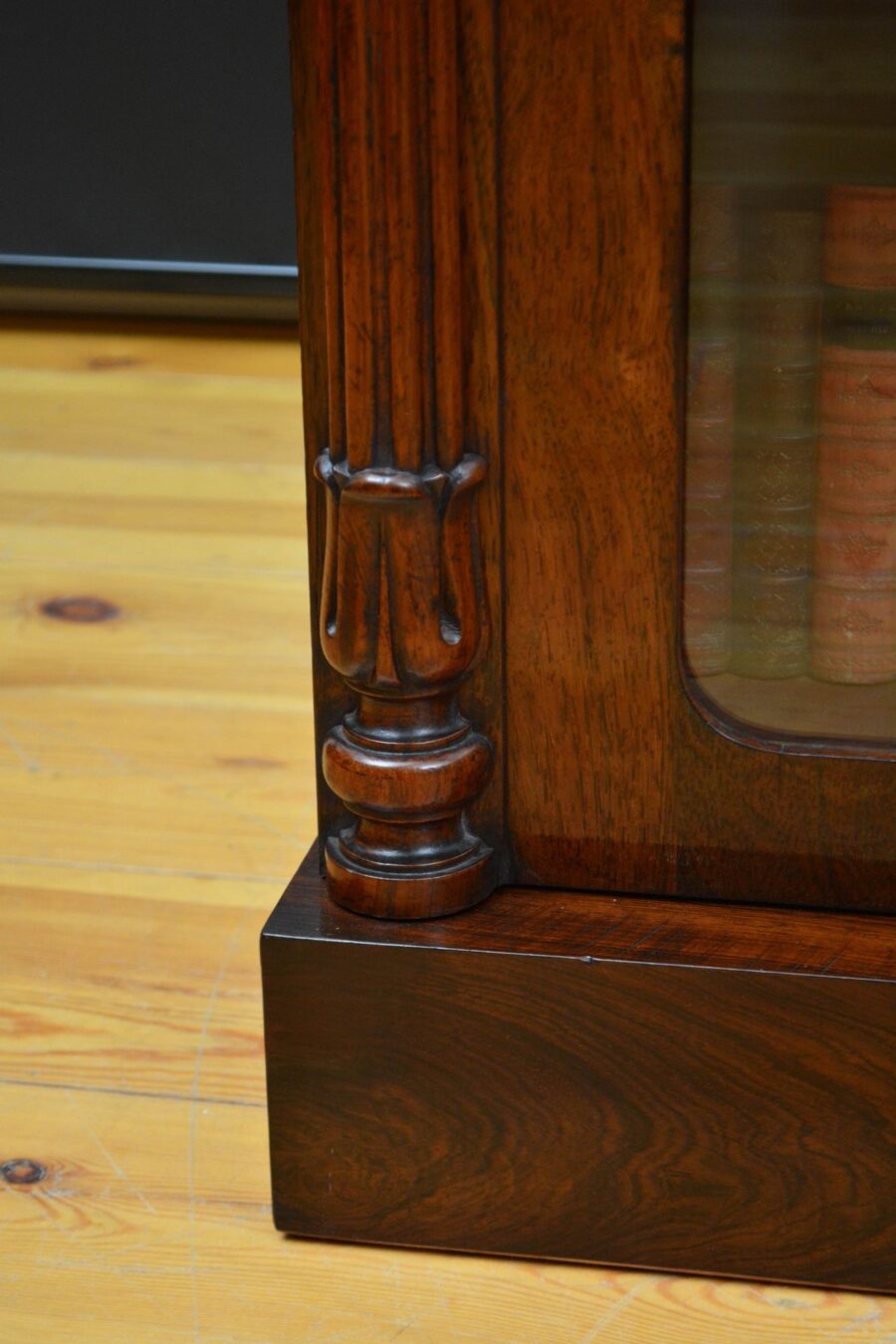 English William IV Rosewood Chiffonier / Bookcase - Image 13