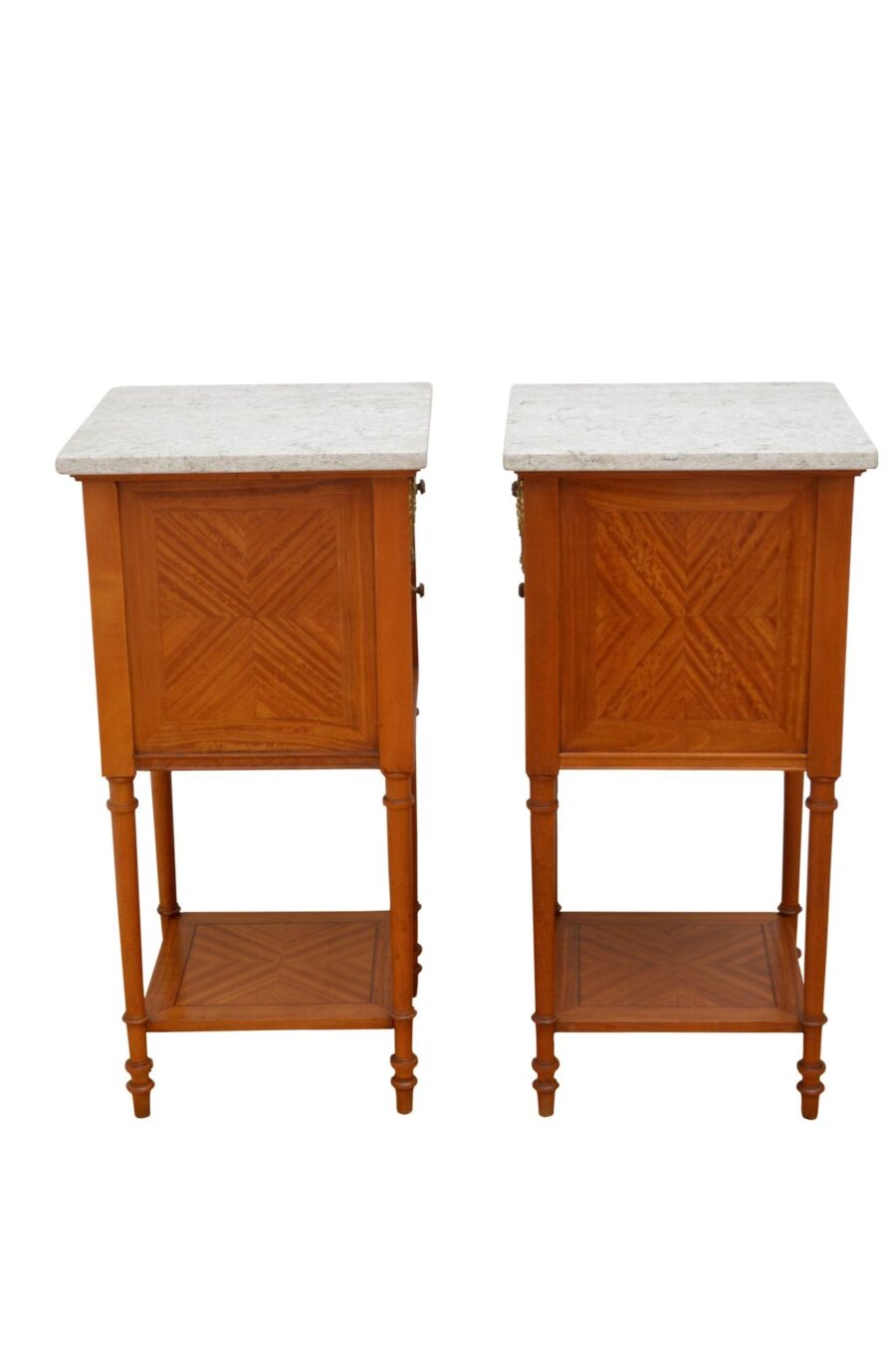 Pair Of Satinwood Bedside Cabinets - Image 13