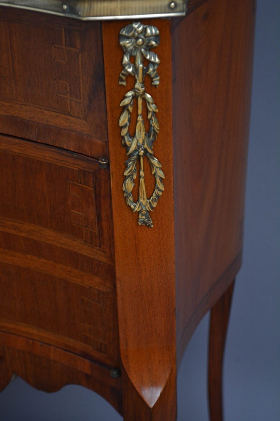 Turn of the Century French Shaped Table in Walnut - Image 13