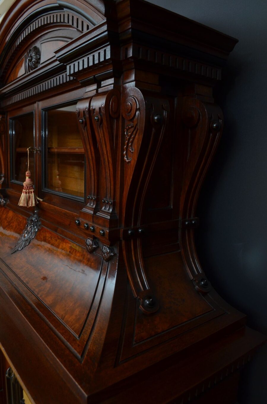 Gustave Herter Aesthetic Walnut Bookcase / Cabinet - Image 13