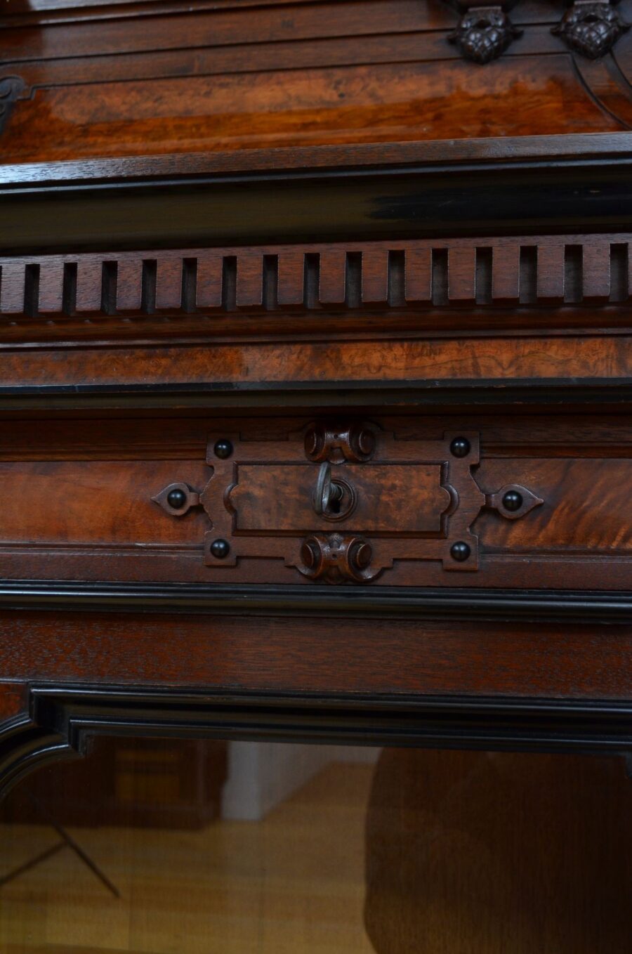 Gustave Herter Aesthetic Walnut Bookcase / Cabinet - Image 16