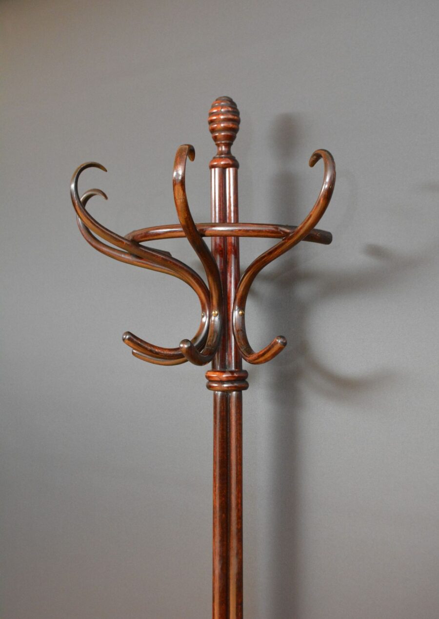 Edwardian Bentwood Beech Demi Coat Stand - Image 3