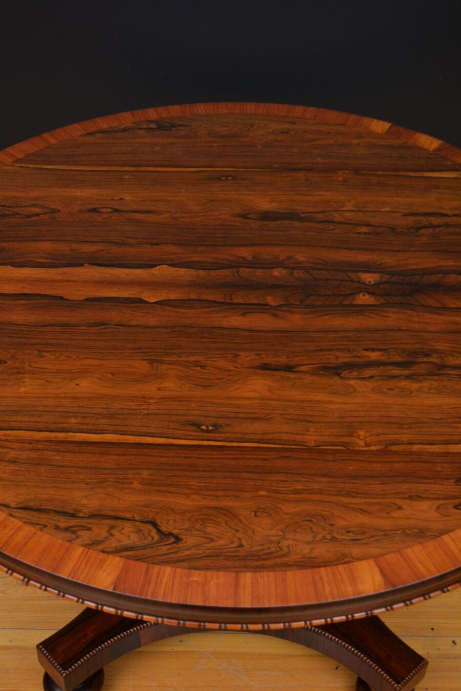 English Regency Dining Table / Centre Table in Rosewood - Image 6