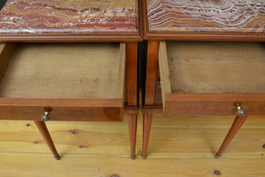 Pair of Antique Bedside Cabinets - Image 8