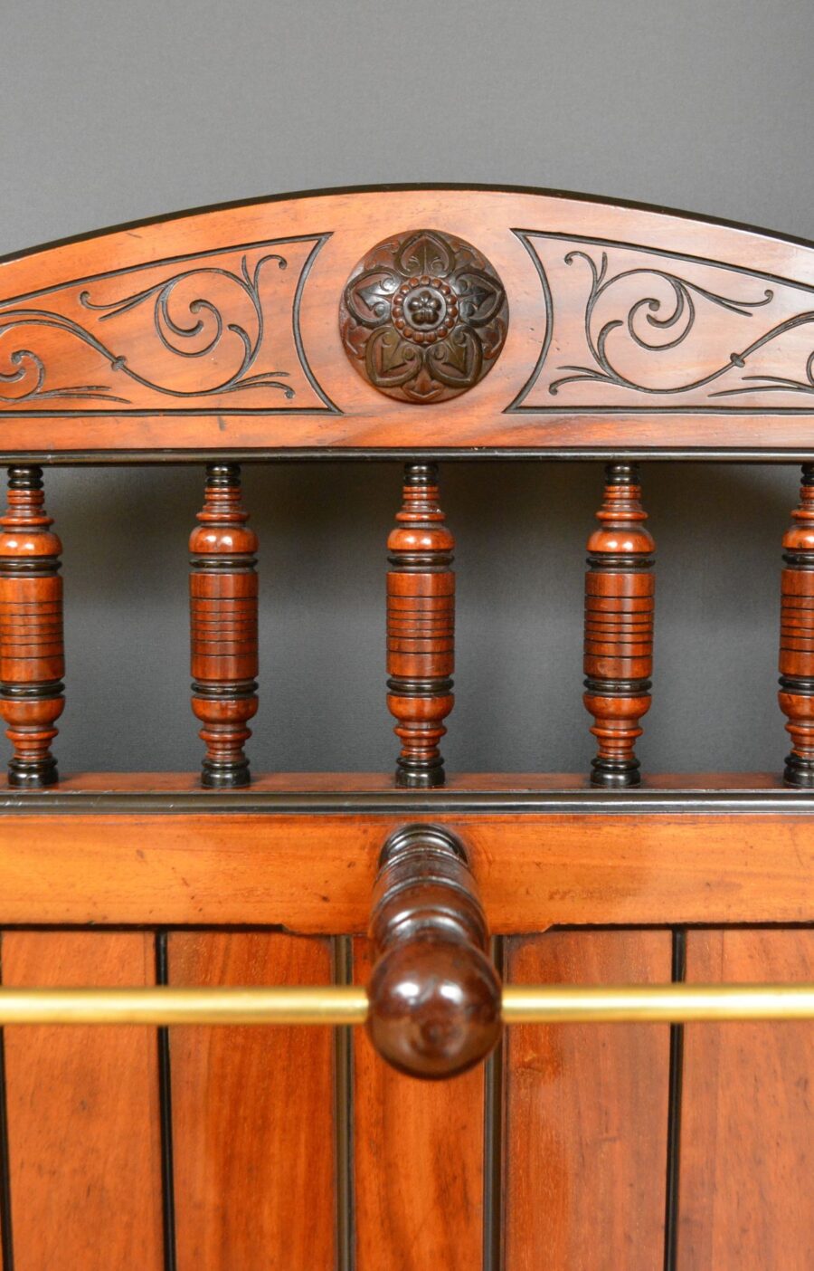 Victorian Mahogany And Ebonised Stick Stand - Image 8