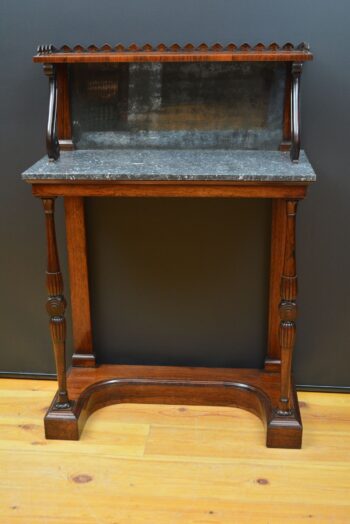 Exceptional Irish Regency Rosewood console table